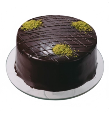 Çikolatalı 6-9 Kişilik Şık Kutlama Pastası