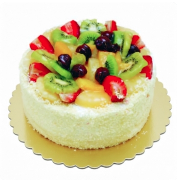Şık ve Lezzetli 6–9 Kişilik Karışık Meyveli Yaş Pasta