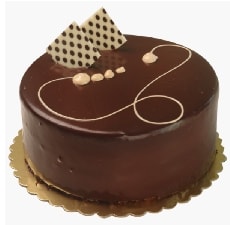 Yıldönümü İçin 2-3 Kişilik Yuvarlak Çikolatalı Pasta